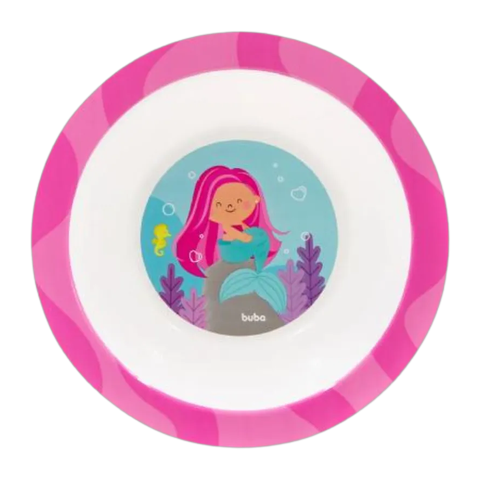 Pratinho Bowl Infantil Aventuras Sereia Buba