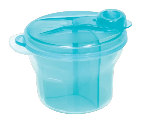 Pote para Leite em Pó com Divisória Removível Buba Azul