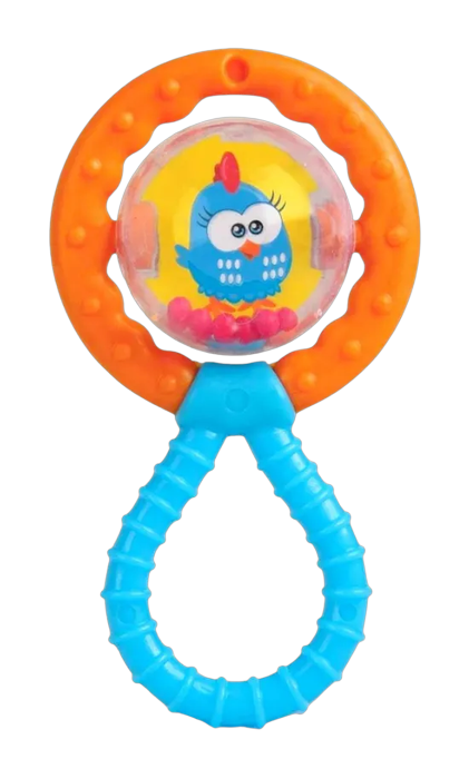 Chocalho com Mordedor Elka Galinha Pintadinha Mini +3 Meses