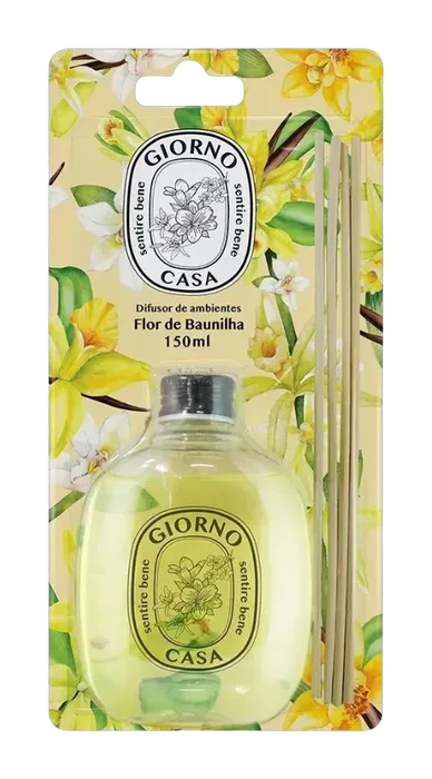 Difusor de Ambientes Giorno Casa Flor de Baunilha 150ml