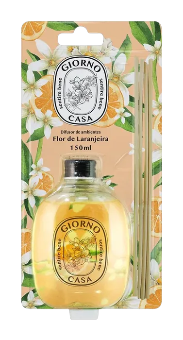 Difusor de Ambientes Giorno Casa Flor de Laranjeira 150ml