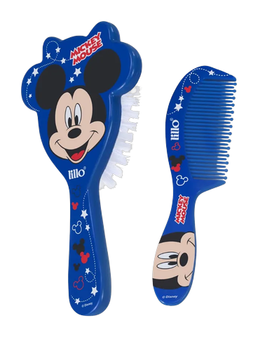 Kit Pente e Escova Lillo Disney Baby Mickey 0+ Meses