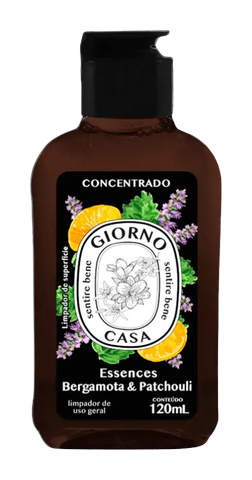 Limpador de Superfícies Concentrado Giorno Casa Essences Bergamota e Patchouli 120ml