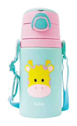 Garrafinha Infantil Animal Fun Buba Girafa 450ml
