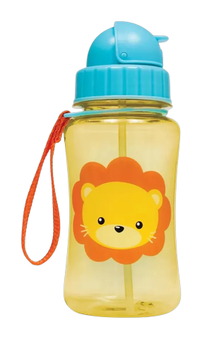 Garrafinha Infantil Animal Fun Leão Buba 350ml