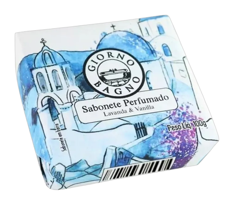Sabonete Perfumado em Barra Giorno Bagno Lavanda e Vanilla 100g