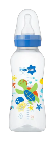 Mamadeira Neopan Ortodôntica Azul 6+ Meses 250ml