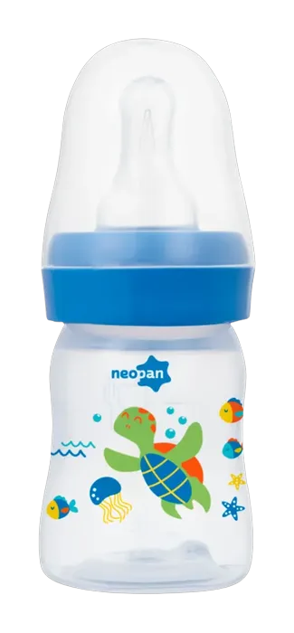 Mamadeira Neopan Ortodôntica Azul 0-6 Meses 70ml