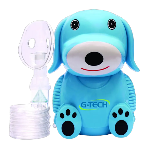 Inalador e Nebulizador G-Tech Nebdog Azul