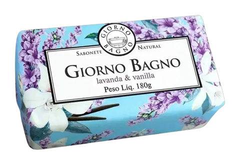 Sabonete Natural em Barra Giorno Bagno Lavanda e Vanilla 180g