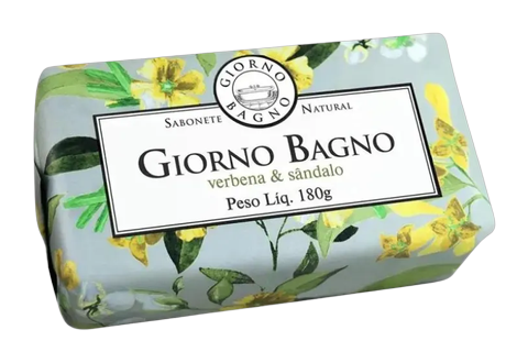 Sabonete Natural em Barra Giorno Bagno Verbena e Sândalo 180g