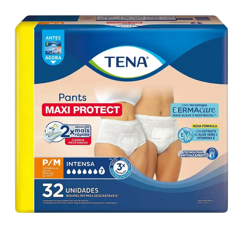 Roupa Íntima Tena Pants Dermacare Maxi Protect com 32