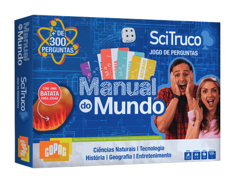 Jogo de Perguntas SciTruco Manual do Mundo - Copag