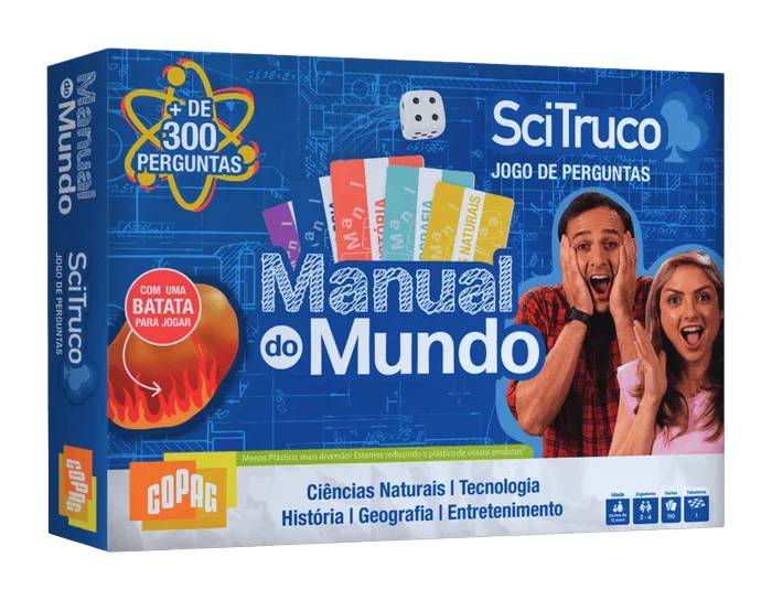 Jogo de Perguntas SciTruco Manual do Mundo - Copag