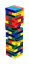 Jogo Caiu Perdeu Pro Pais e Filhos C/45 Peças