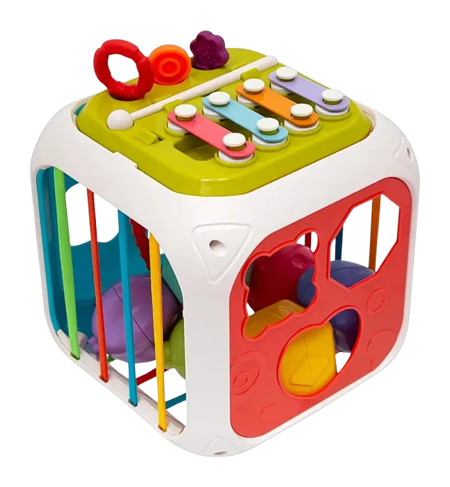 Cubo Multiatividades Buba Formas e Encaixes +6 Meses