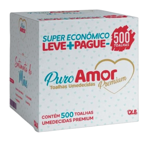 Toalha Umedecida Puro Amor LV+PG-