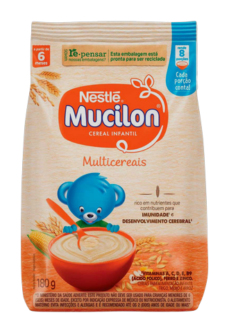 Mucilon Multicereais Nestlé Sache de 180gr
