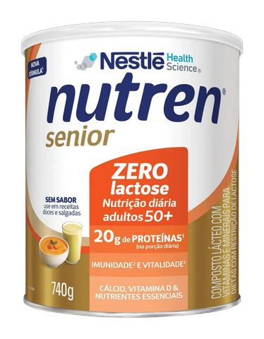 Suplemento Alimentar Nestlé Nutren Senior Zero Lactose 740gr