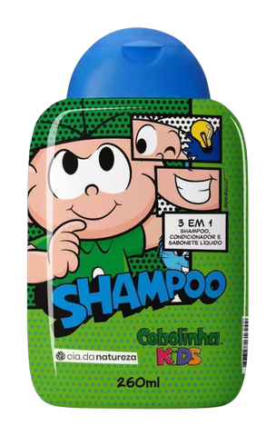 Shampoo Cebolinha Kids 260ml Cia da Natureza