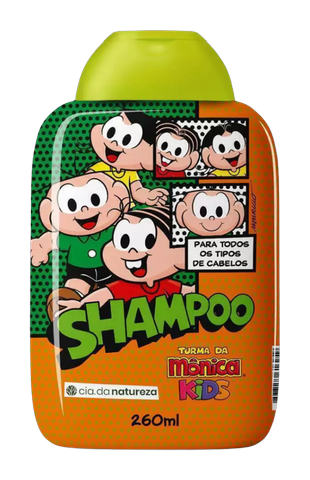 Shampoo Turma da Mônica Kids 260ml Cia da Natureza