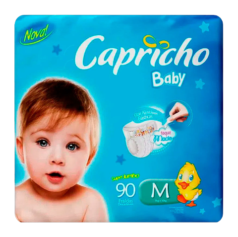 Fralda Capricho Baby Super Jumbo