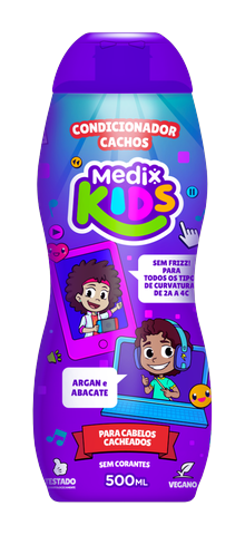 Condicionador Cachos Medix Kids 500ml
