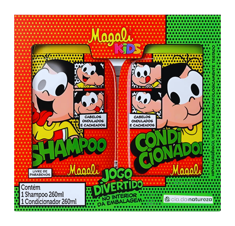 Kit Magali Kids Cabelos Ondulados e Cacheados Cia da Natureza