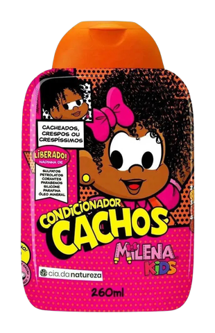 Condicionador Cachos Milena Kids 260ml Cia da Natureza
