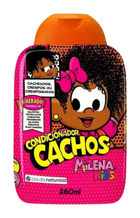 Condicionador Cachos Milena Kids 260ml Cia da Natureza