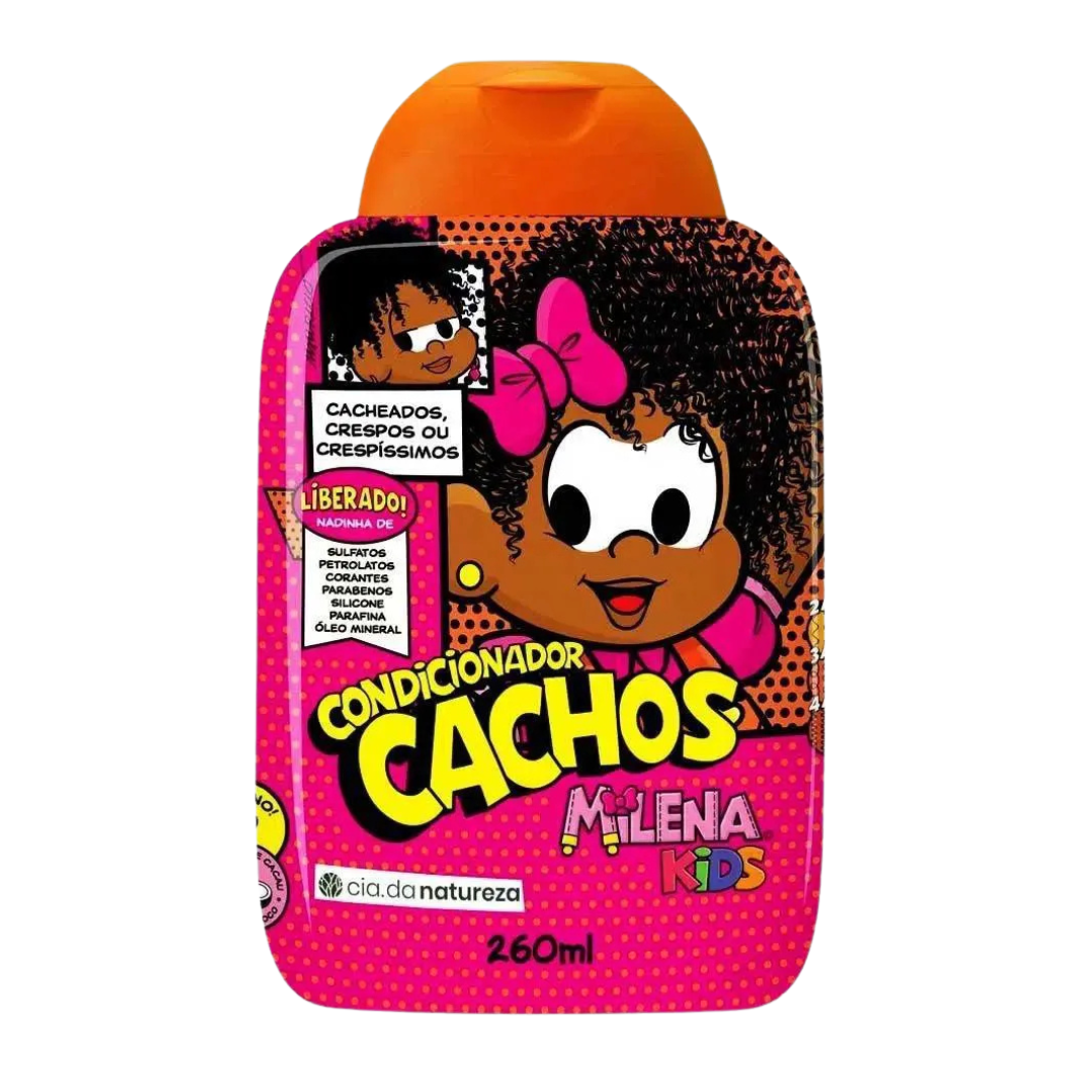 Condicionador Cachos Milena Kids 260ml Cia da Natureza