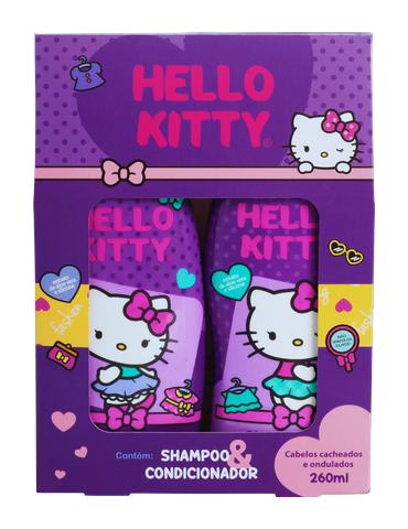 Kit Hello Kitty Shampoo e Condicionador Cia da Natureza