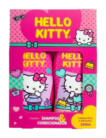 Kit Hello Kitty Shampoo e Condicionador Cia da Natureza