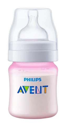 Mamadeira Philips Avent Anti-Cólic Rosa 0+ Meses 125ml