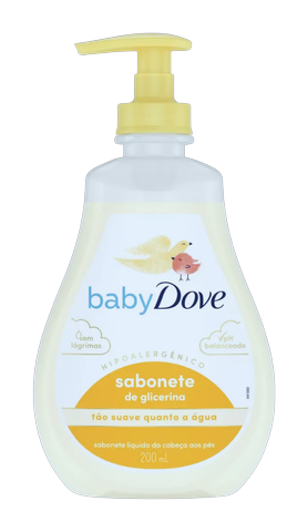 Sabonete Líquido Dove Baby de Glicerina 200ml