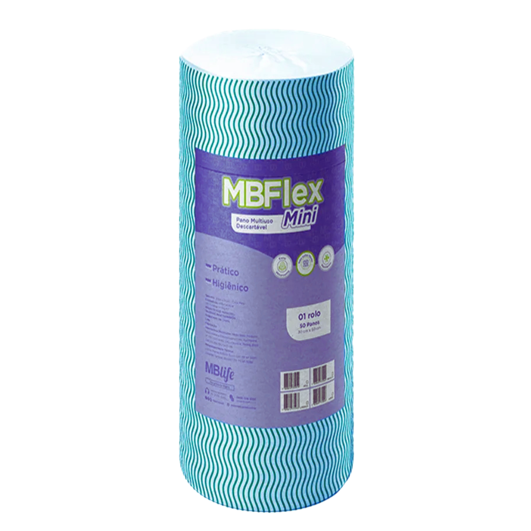 Pano Multiuso MBFlex Mini Medix Rolo C/50 Und
