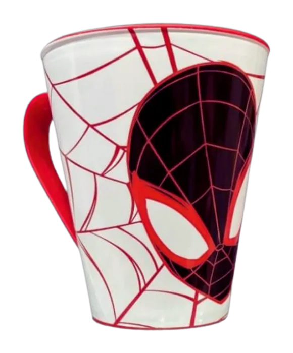 Copo Plástico Plasútil Homem Aranha 360ml