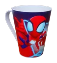 Copo Plástico Plasútil Homem Aranha 360ml