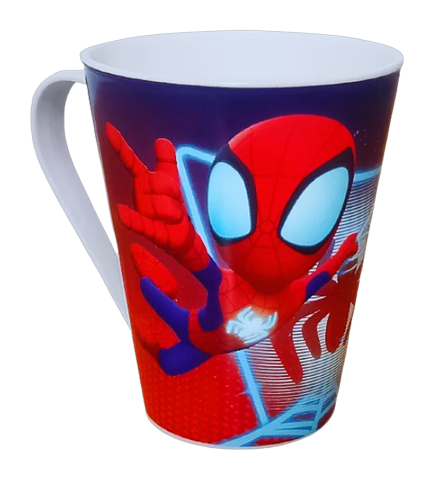 Copo Plástico Plasútil Homem Aranha 360ml