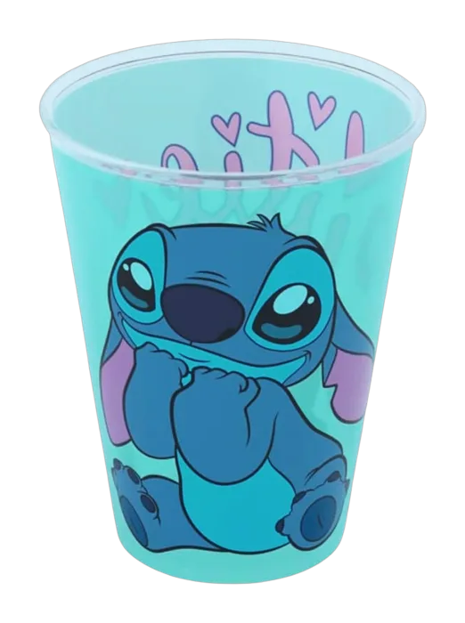 Copo Plástico Plasútil Stitch 280ml
