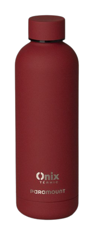 Garrafa Térmica Aço Inox Silicone Paramount Bordô 500ml