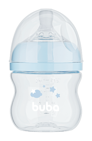 Mamadeira Buba Easy Flow Azul +0m 120ml