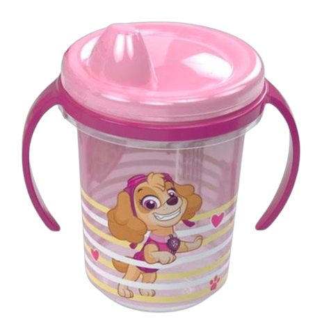 Copo de Treinamento Plasútil Patrulha Canina Skye 330ml