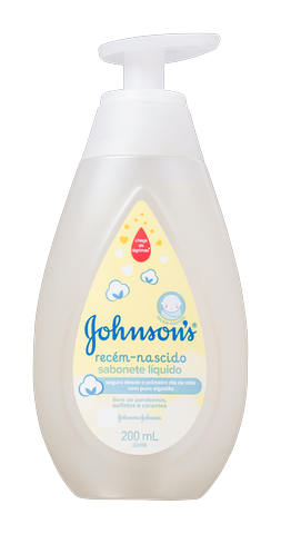 Sabonete Líquido Johnsons Recém-Nascido 200ml