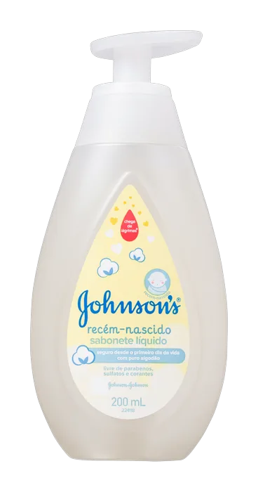 Sabonete Líquido Johnsons Recém-Nascido 200ml