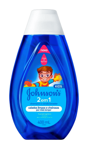 Shampoo e Condicionador Johnsons 2 em 1 400ml