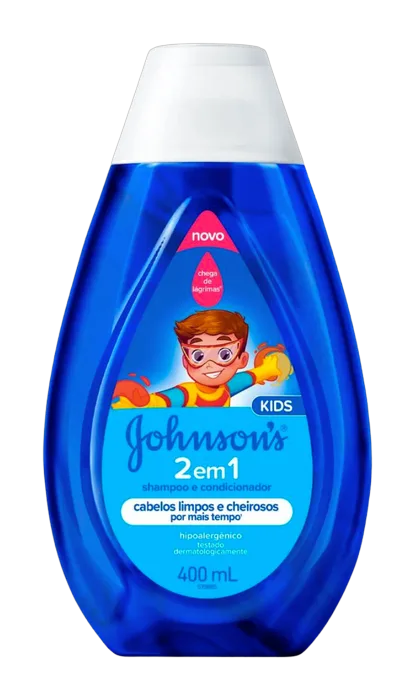 Shampoo e Condicionador Johnsons 2 em 1 400ml