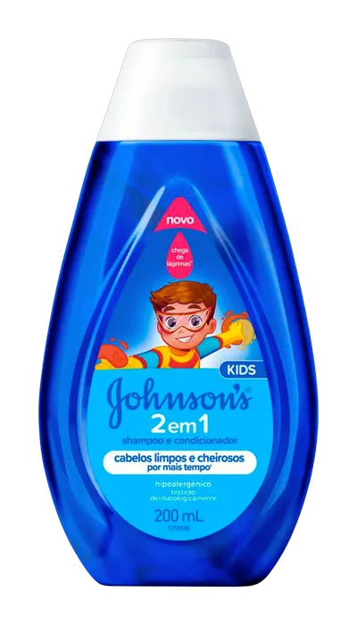 Shampoo e Condicionador Johnsons 2 em 1 200ml