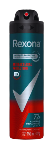Desodorante Aerosol Rexona Antibacterial+Invisible 150ml