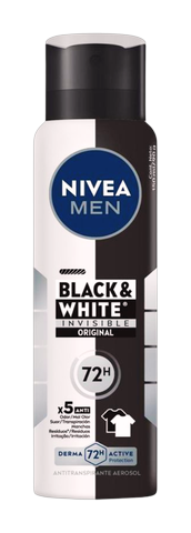 Desodorante Aerosol Nivea Men Black White 150ml